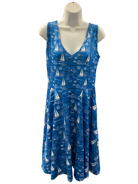 New Women's Dress Blue L