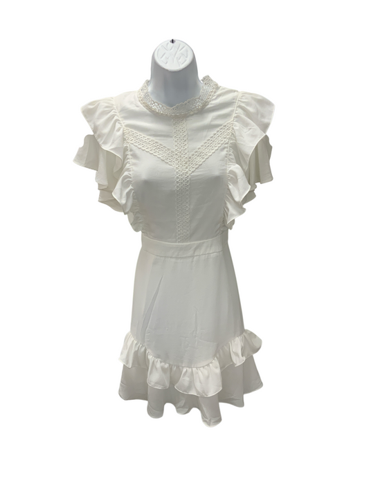 NWT Edit White Closet Women's Dress White 12