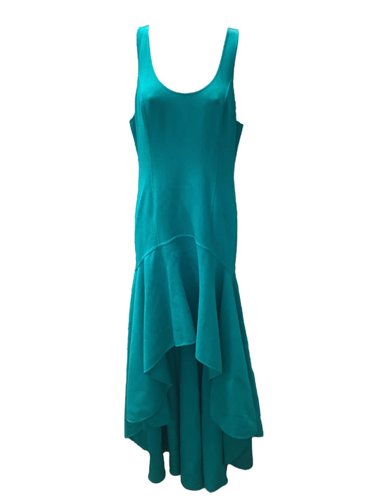 Michael Kors Italy Wool Gown Teal 0