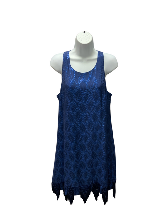 Lilly Pulitzer Women's Silk Dress Navy L