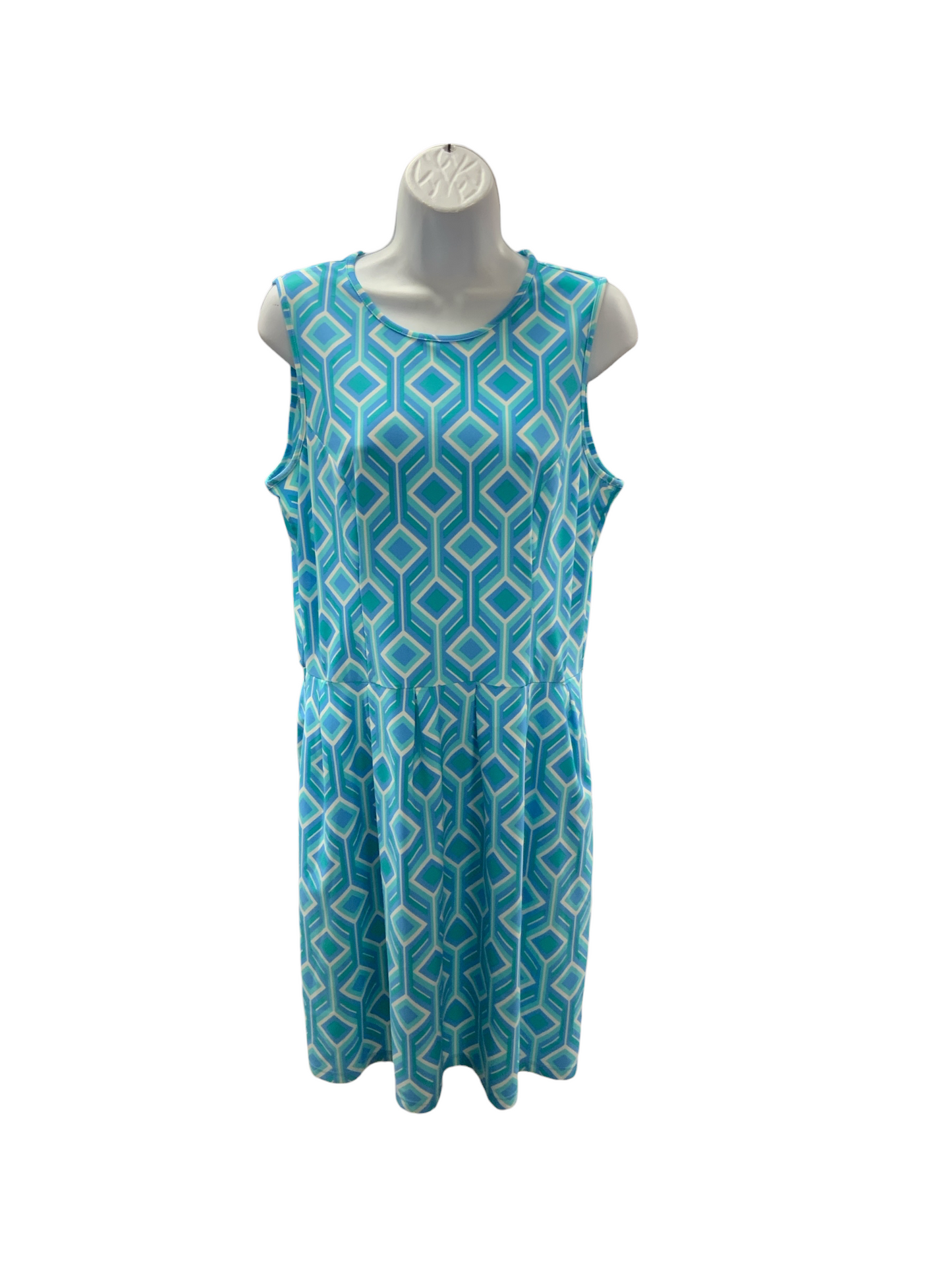 Jude Connally Women's Dress Turq L