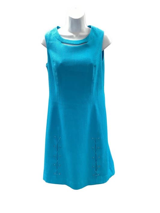 Etcetera Women's Pique Dress Turq 6