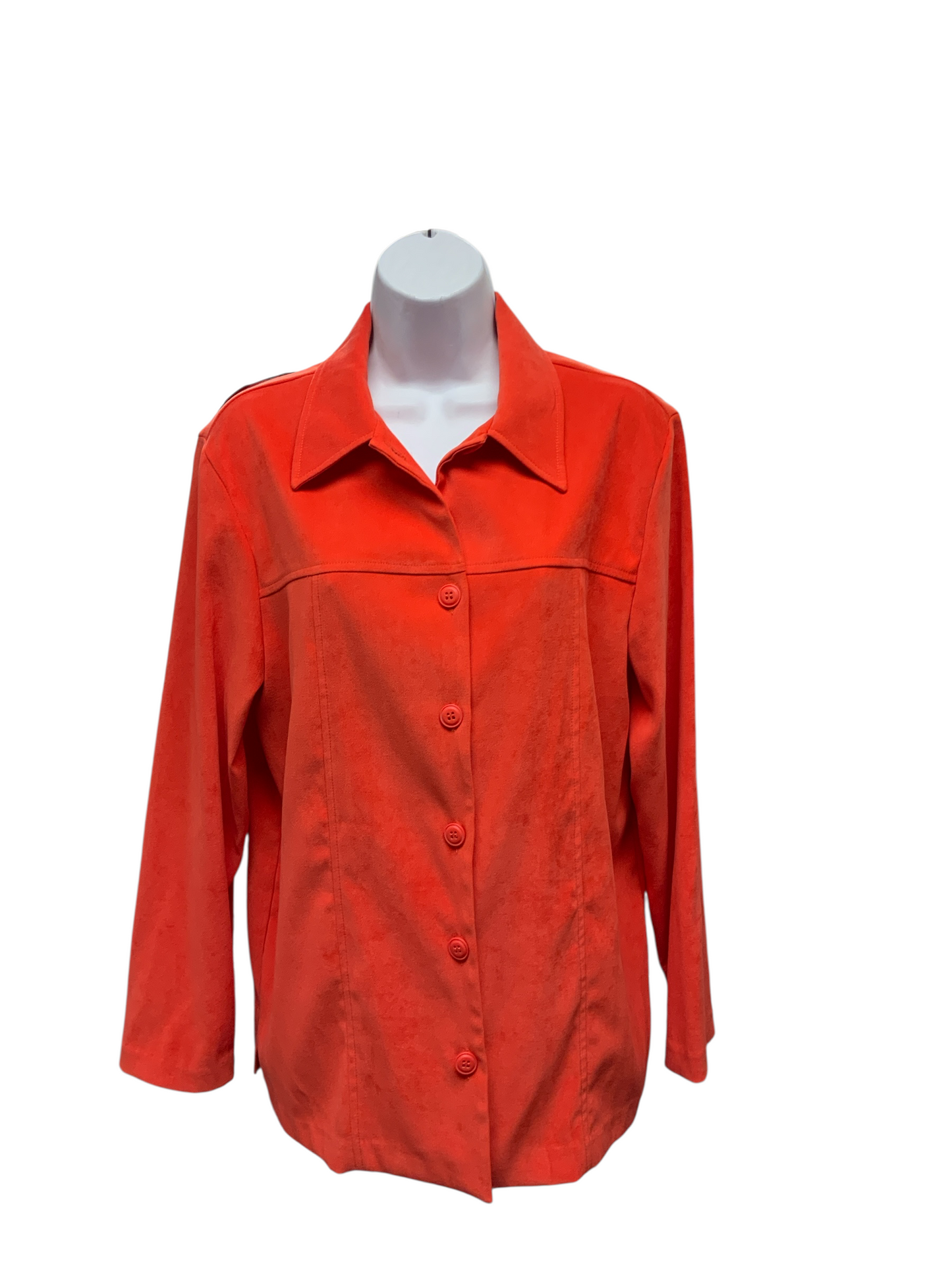 Sag Harbor Women's Shacket Orange 12P