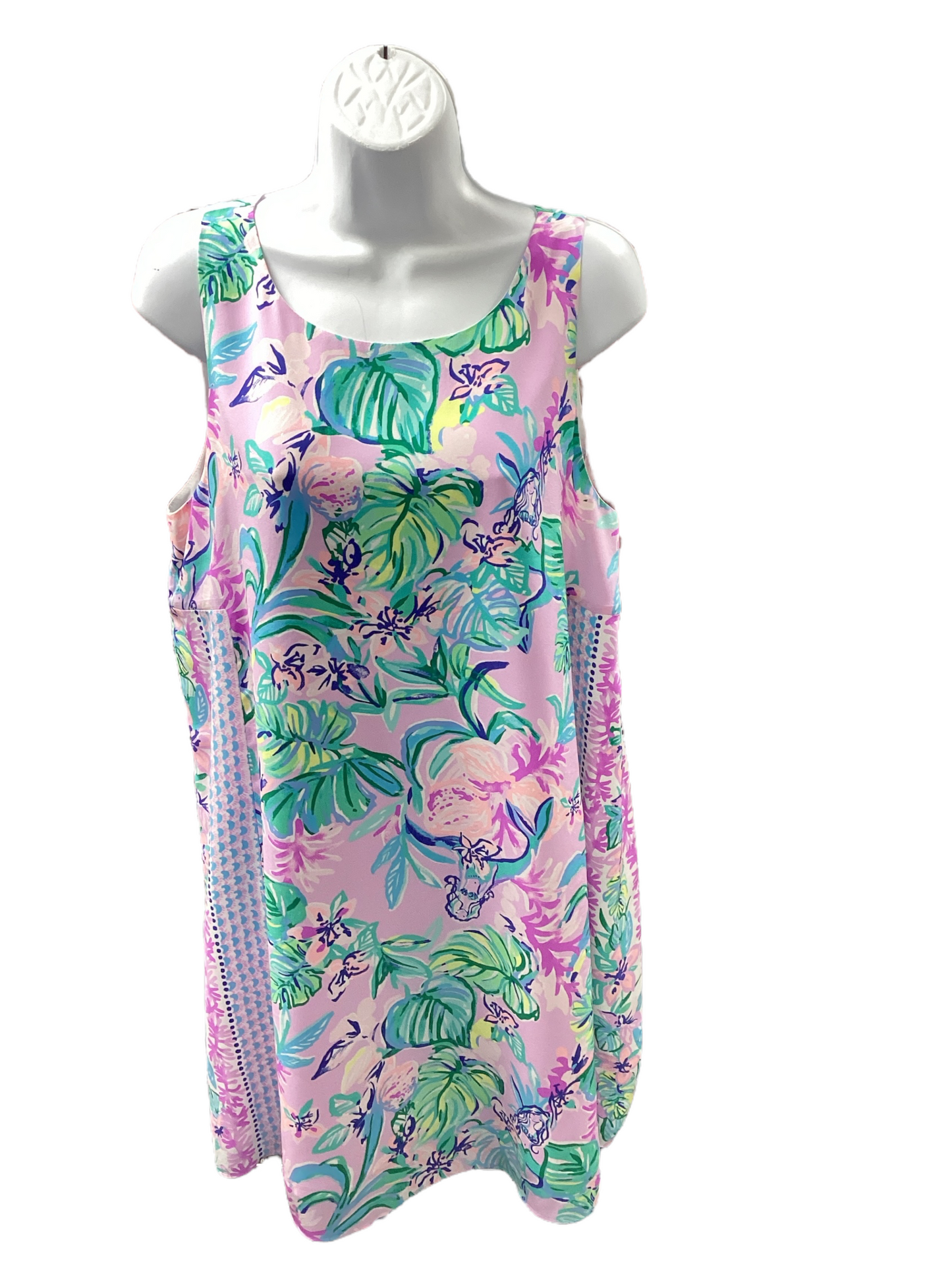 Lilly Pulitzer Women's Silk Dress Lilac L