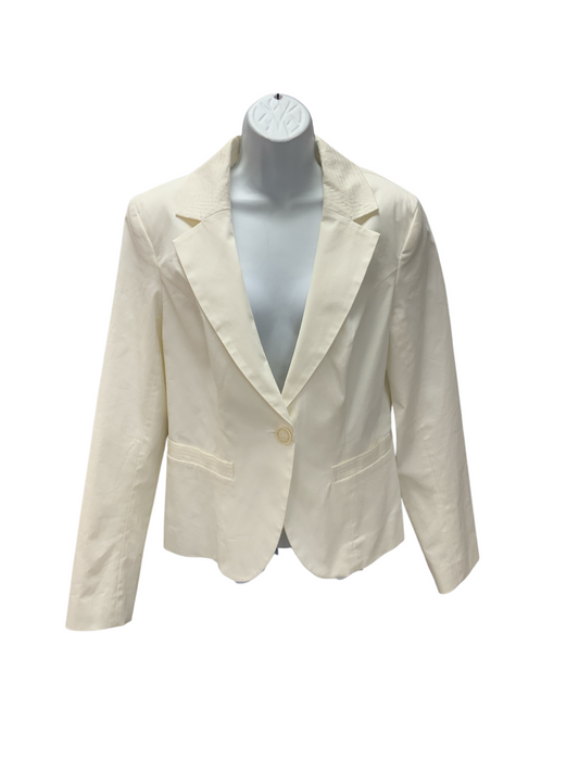 Merona Women's Blazer Ivory 12