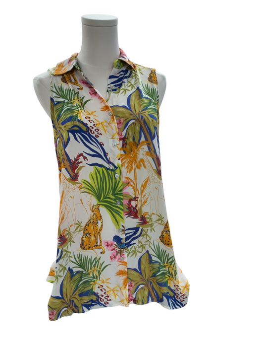 Rose + Olive Women's Blouse Multi M