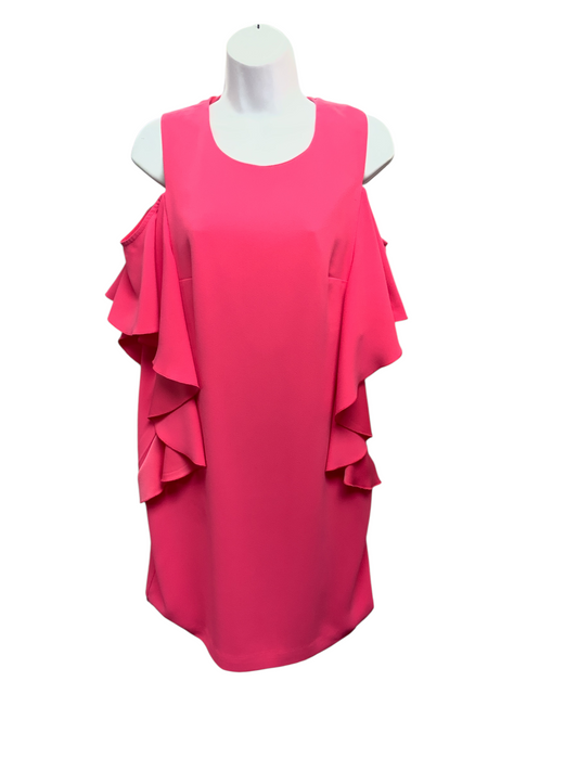 Trina Turk Women's Shoulder Dress Pink 10