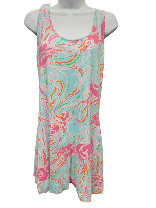 Lilly Pulitzer Women's Knit Dress Jellyfish L