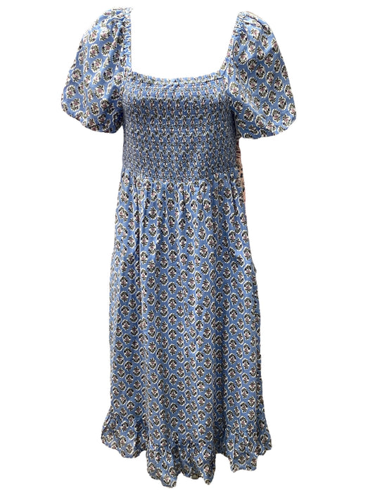 J.Crew Women’s Blue Floral Dress XS