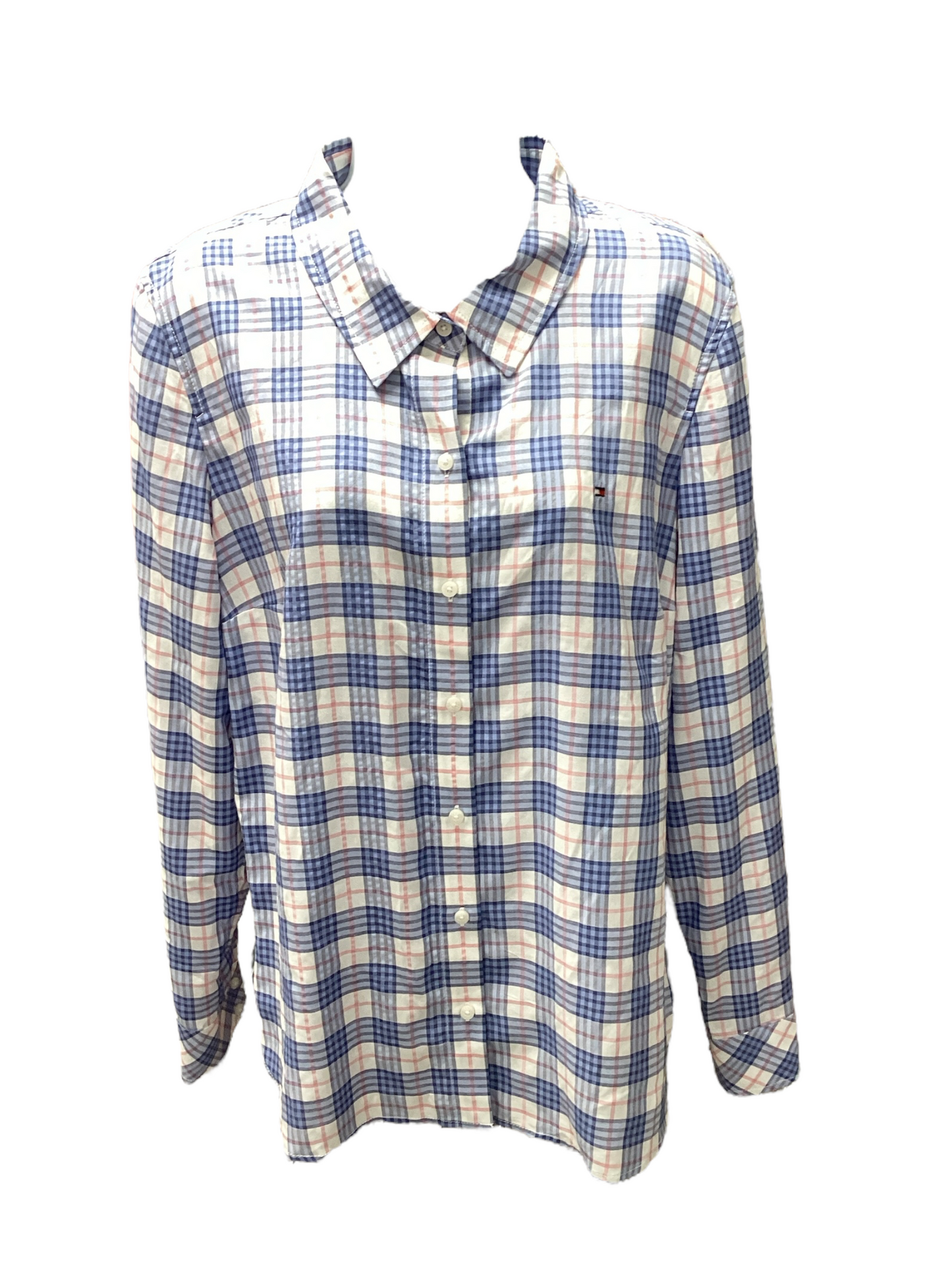 Tommy Hilfiger Women's Shirt Plaid L
