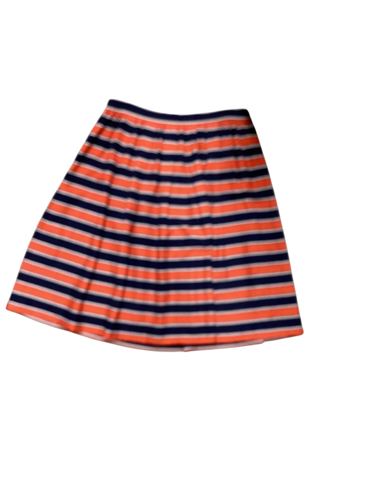 J Crew Women’s Skirt Navy/Orange 6