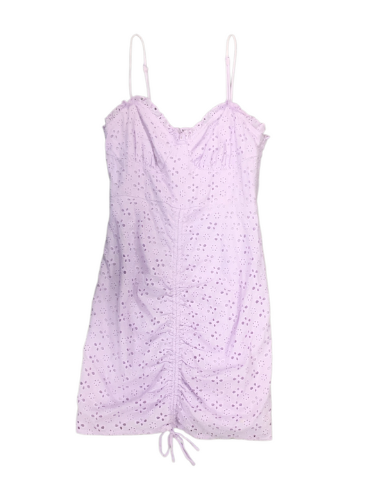 Sweet Pot Girls Eyelet Dress Lilac 8=S