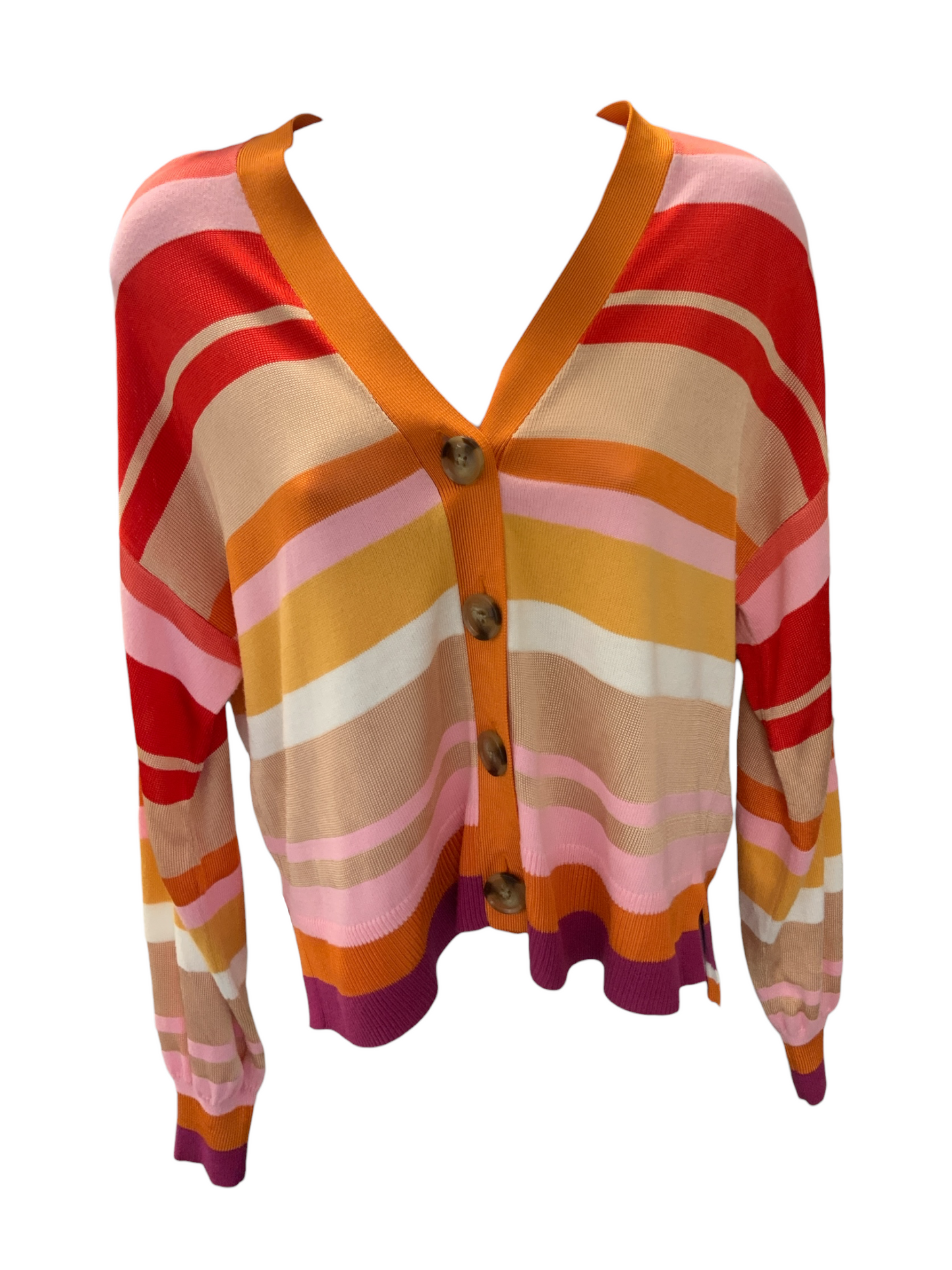 Ann Taylor Women's Cardigan Orange SP