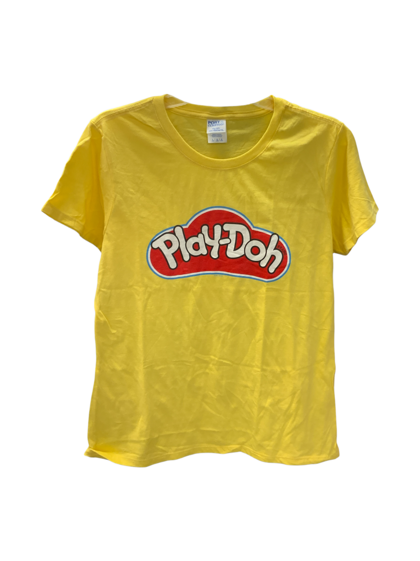 NWT Port&Co Men's Play-Doh Tee Yellow L