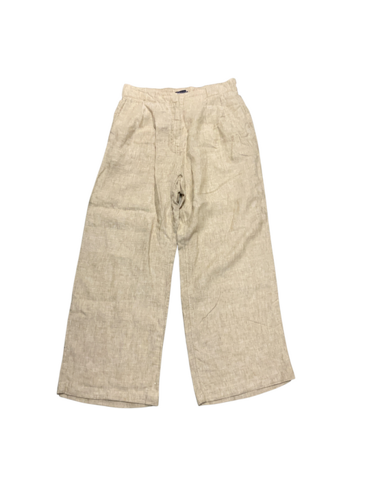 M&S Collection Women's Linen Pant Khaki 14