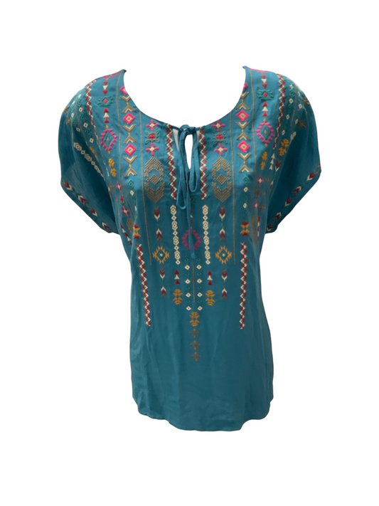 NWT Savana Jane Teal Top L