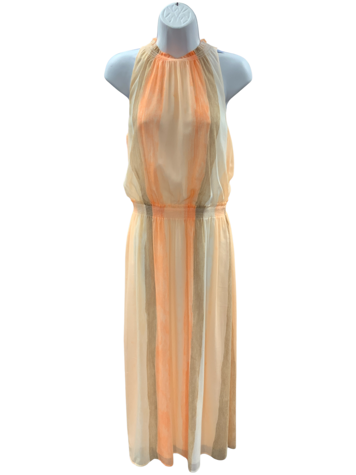 Chicos Women's Maxi Dress Peach .5=6P