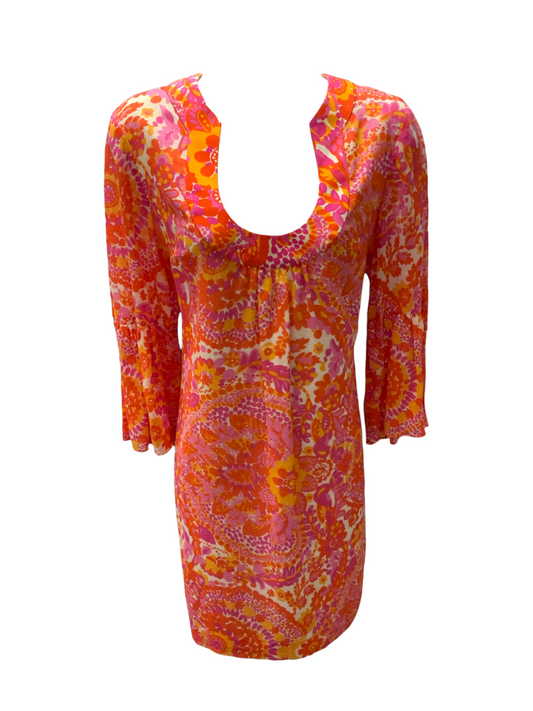 Trina Turk Women's Dress Orange 2