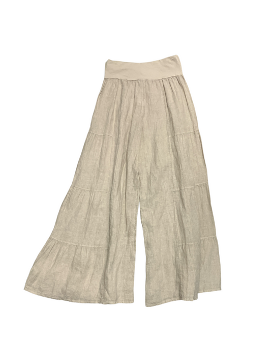 Milio Milano Women's Pants Tan S