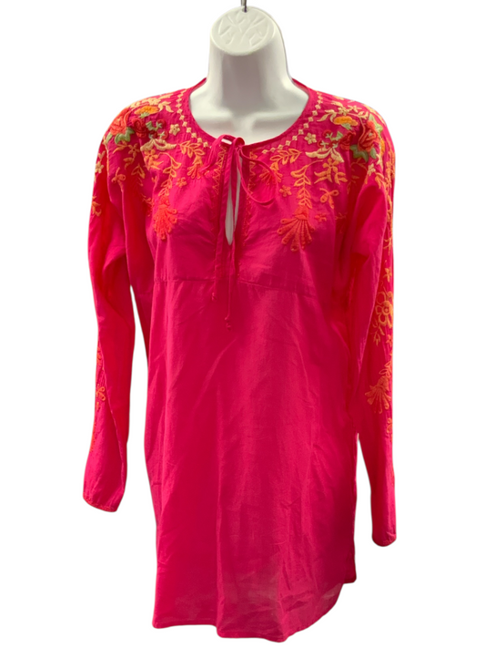 Johnny Was Women's Tunic Fuchsia S
