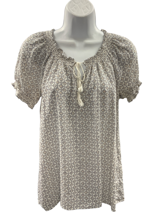 Joie Women's Blouse White Pink S