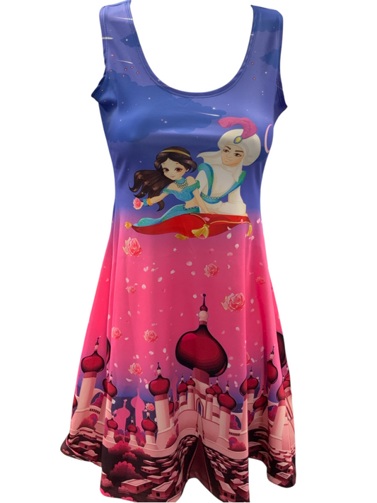 NEW Cow Cow Women's Aladdin Dress Pink XS