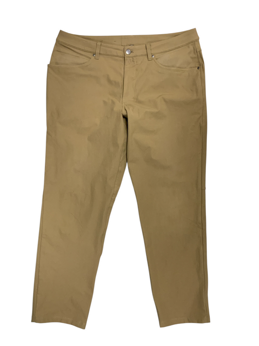 LuLu Lemon Men's Pant Brown 36