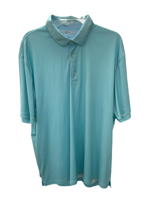 Greg Norman Men's Shirt Blue XXL