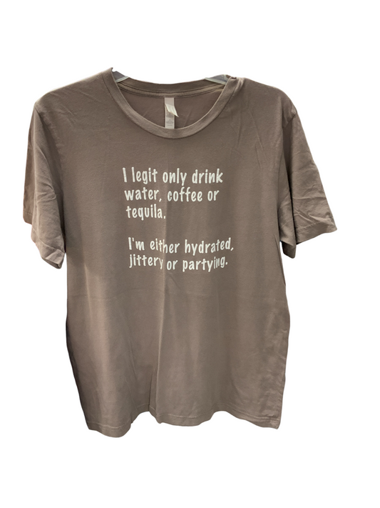 Canvas Men's Graphic Tee Gray L