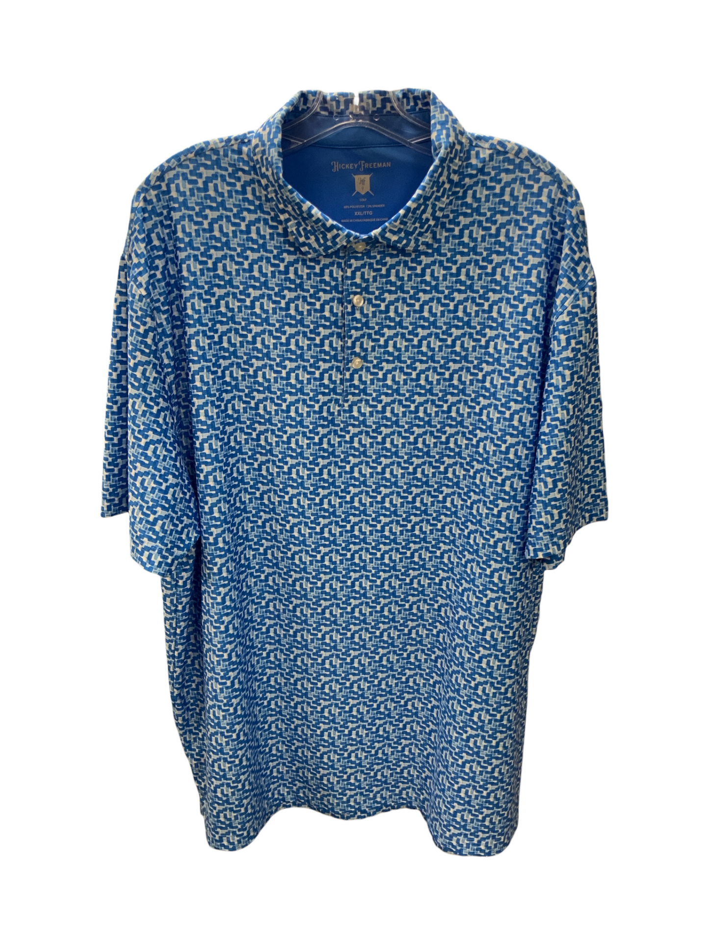 Hickey Freeman Men's Shirt Blue XXL