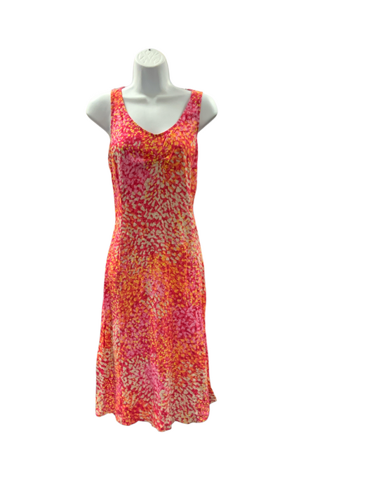 J Jill Women's Sundress Red Multi 6=S