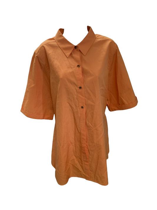 Lafayette 148 Women's Blouse Orange XL