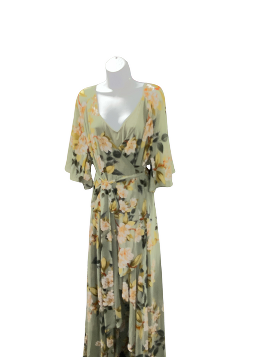 City Chic Women's 2pc Dress Sage 20=2X