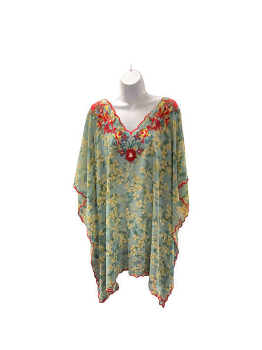 See N Be Seen + Women's Poncho Dress Mint 3X