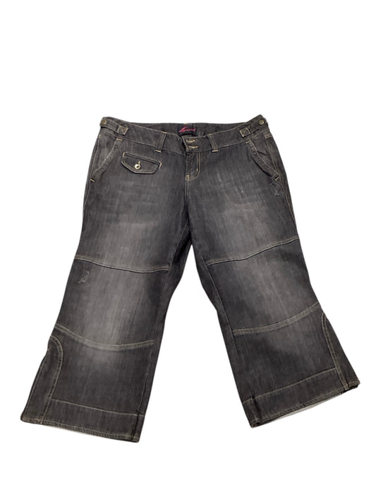 Torrid Women's Capri Jean Black 12=L