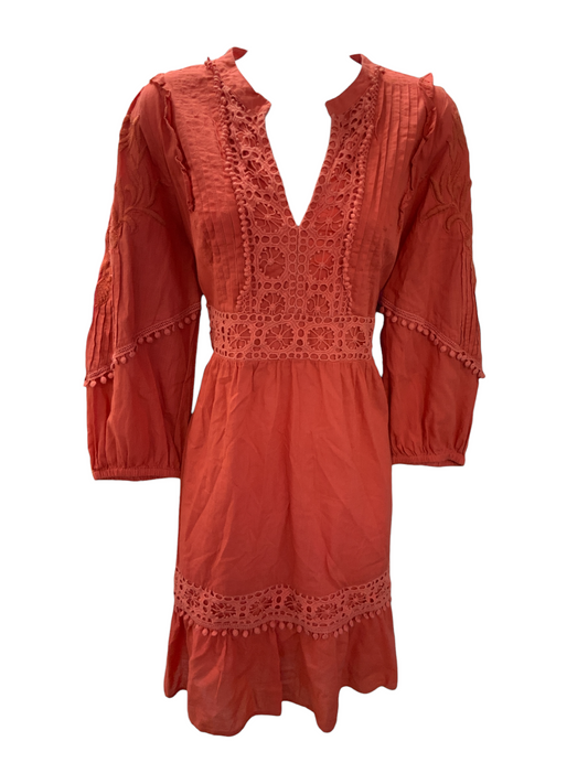 Anthropologie Women's Dress Rust L