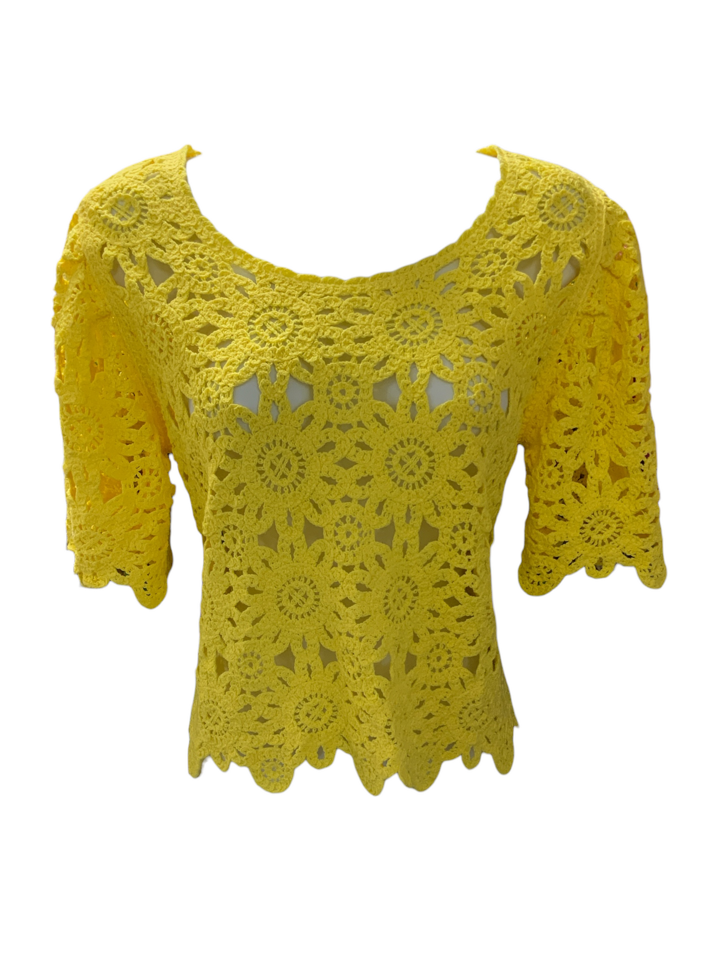 Solitaire Women's Sweater Yellow XS