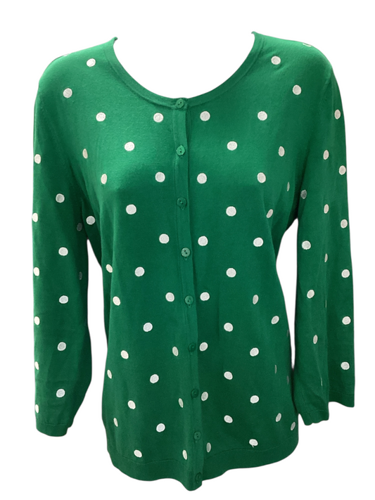 Talbots O Collection Women's Cardigan Green XL