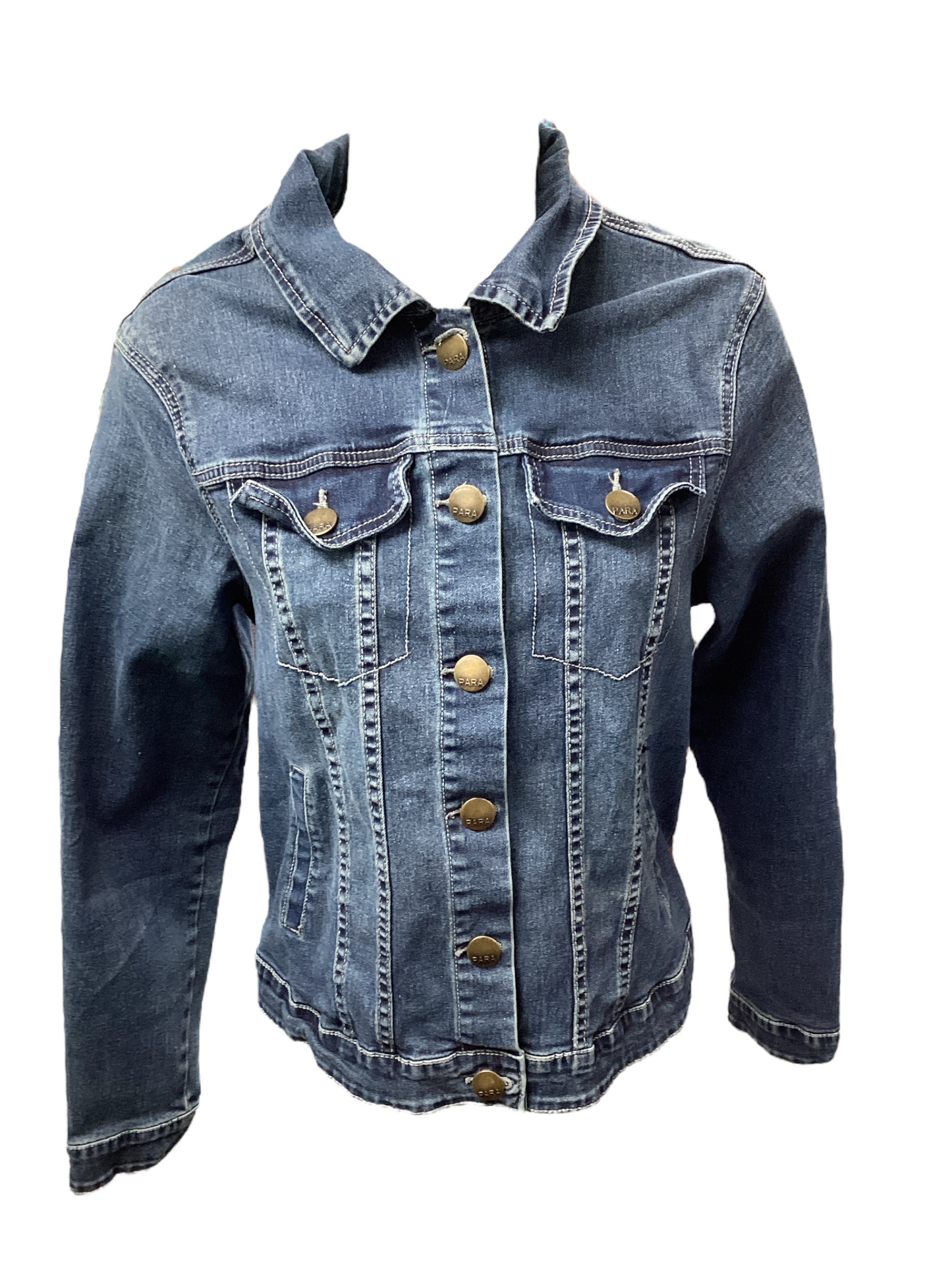 Para Women's Jean Jacket Blue XL