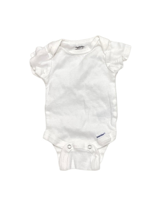 Gerber Unisex White Onesie NB
