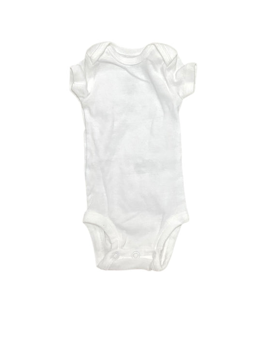 Carter’s Unisex White Onesie NB