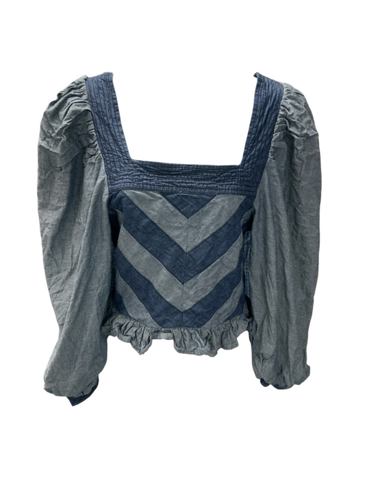 Love the Label Women's Blouse Chambray S