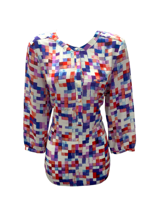 NYDJ Women's Blouse Purple M