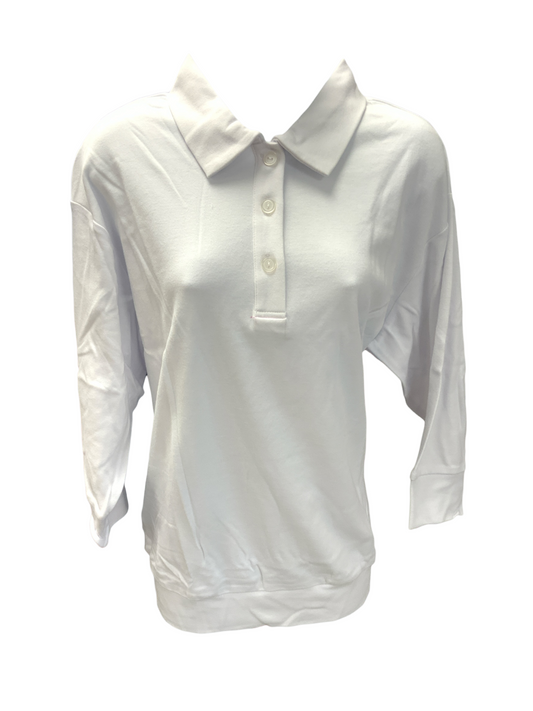 NWT Vicki Wayne Women's 3/4 Polo L