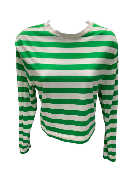 A New Day Tee Green White S