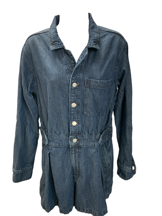 Universal Thread Women's Romper Denim 12=L