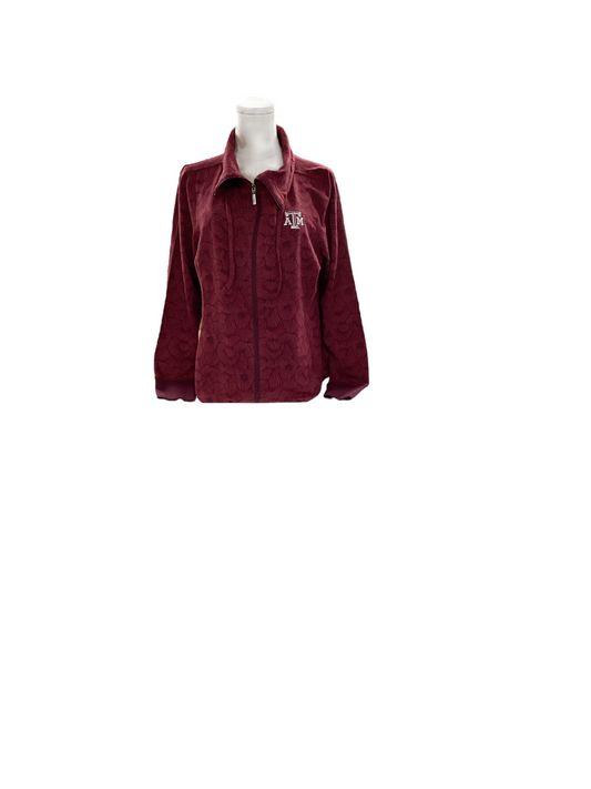 Tommy Bahama TAMU Women's Zip Jacket Maroon M