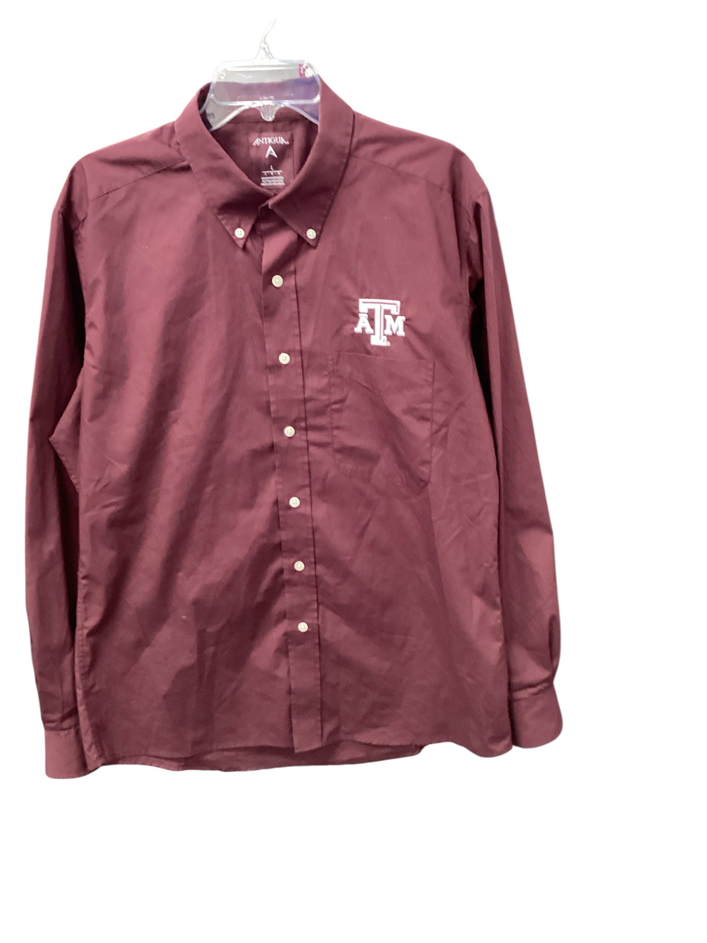 Antigua TAMU Men's Shirt Maroon L