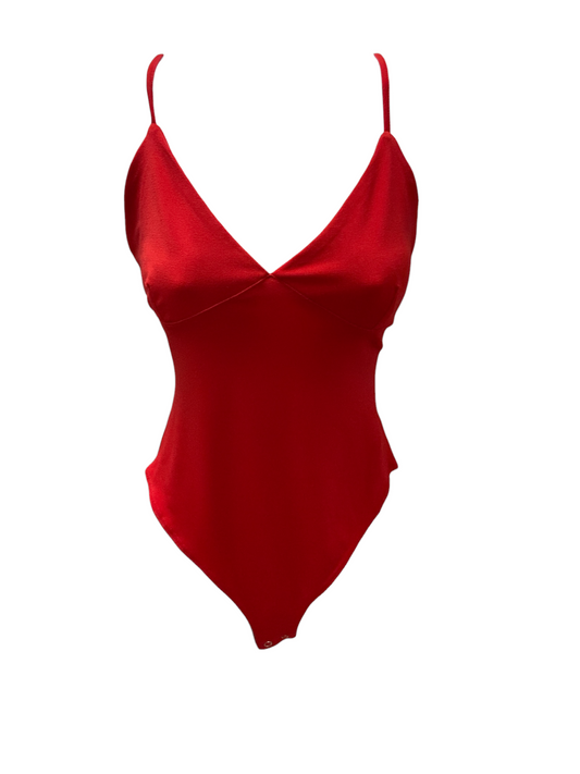 Forever 21 Jr's Bodysuit Red L