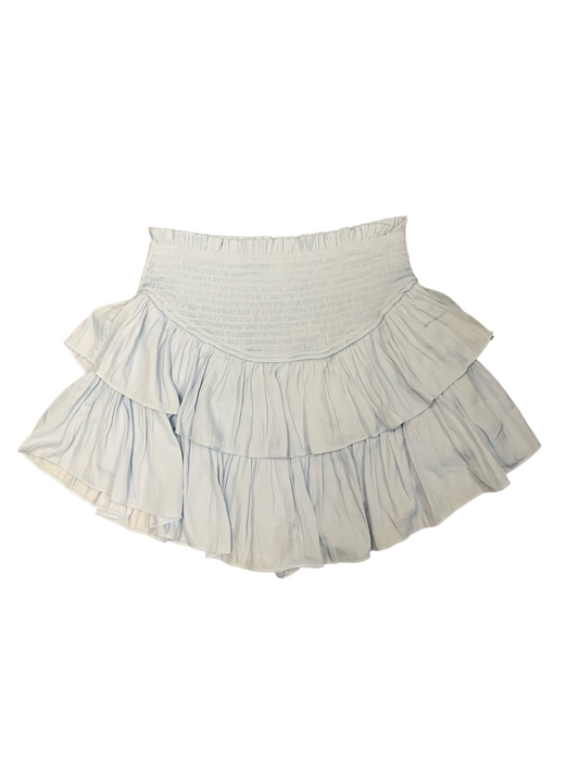 Mustard Seed Women's Ruffle Skirt Sky S